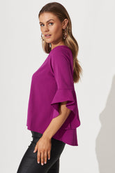 Magenta Queen Top